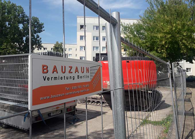 Bauzaun in Berlin