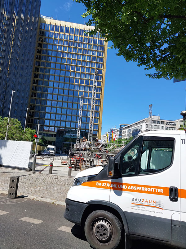 Bauzaunvermietung in Berlin