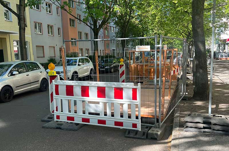 BE-Flächen eingerichtet