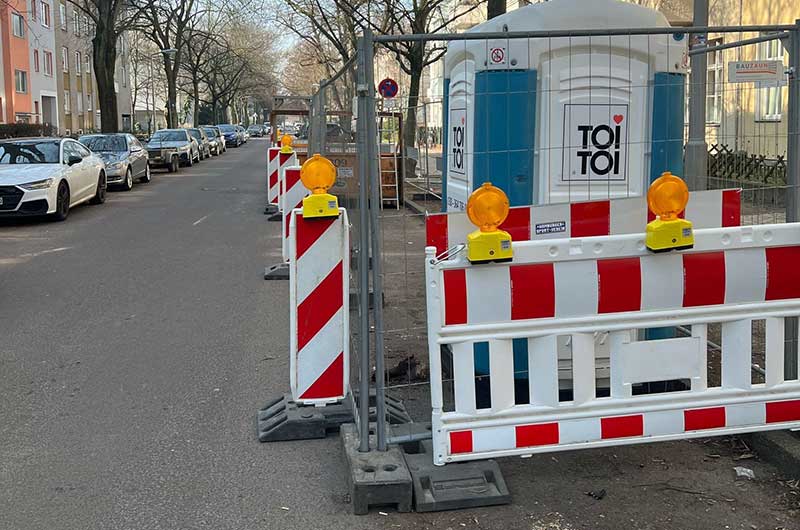 BE-Flächen eingerichtet